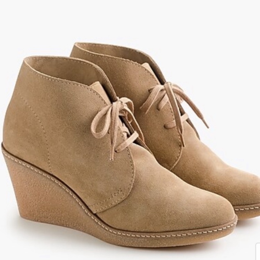 J. Crew MacAlister Wedge Boots 9
